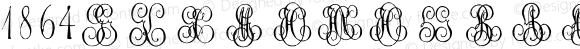 1864 GLC Monogram GH W90 Rg
