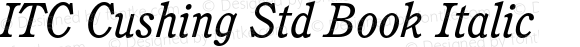 CushingStd-BookItalic