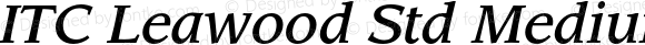 LeawoodStd-MediumItalic