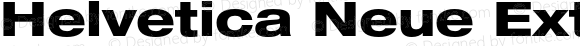 Helvetica Neue Ext Pro Heavy