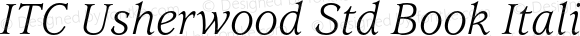 UsherwoodStd-BookItalic