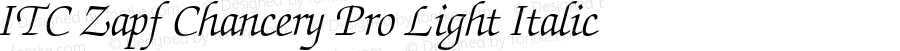 ZapfChanceryPro-LightItalic