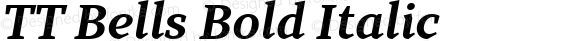 TT Bells Bold Italic