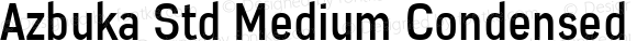 Azbuka Std Medium Condensed