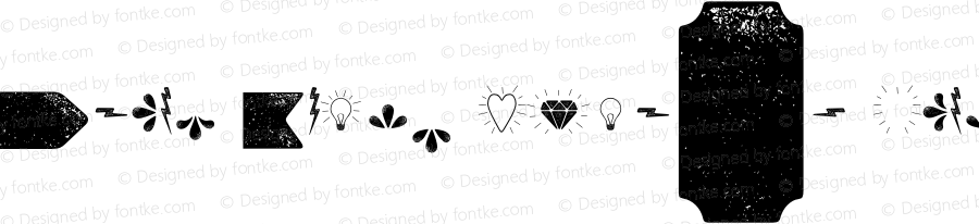 Trend Rough Extras Dingbats