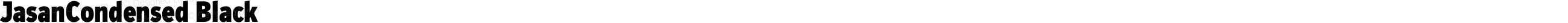 JasanCondensed Black