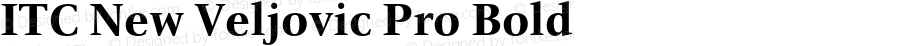 ITC New Veljovic Pro Bold