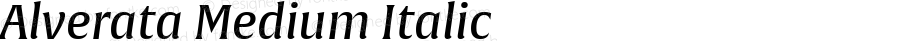 Alverata Md Italic