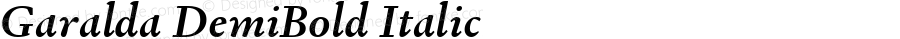 Garalda Db Italic