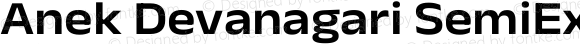 Anek Devanagari SemiExpanded SemiBold