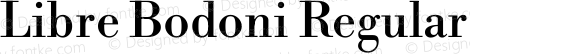 Libre Bodoni Regular