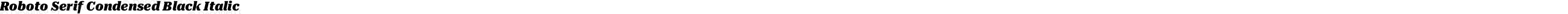 Roboto Serif Condensed Black Italic