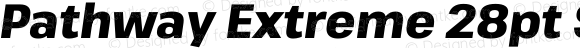 Pathway Extreme 28pt SemiCondensed ExtraBold Italic