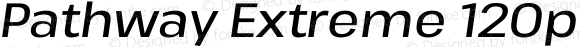 Pathway Extreme 120pt SemiBold Italic