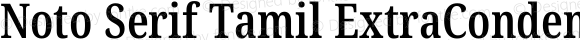 Noto Serif Tamil ExtraCondensed SemiBold Italic