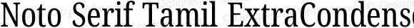 Noto Serif Tamil ExtraCondensed Italic