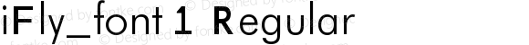 iFly_font 1 Regular