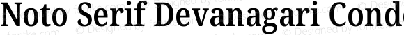 Noto Serif Devanagari Condensed SemiBold