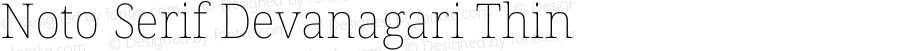 Noto Serif Devanagari Thin