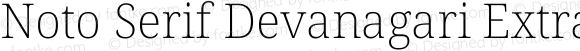 Noto Serif Devanagari ExtraLight