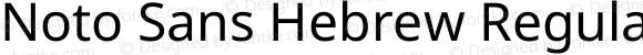 Noto Sans Hebrew Regular