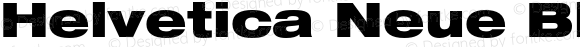 Helvetica Neue Black Oblique