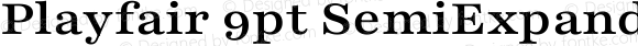 Playfair 9pt SemiExpanded Bold