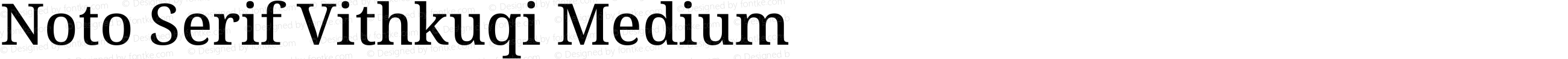 Noto Serif Vithkuqi Medium