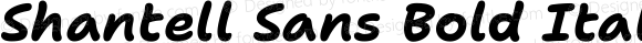 Shantell Sans Bold Italic