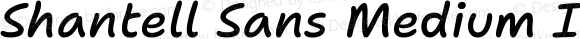 Shantell Sans Medium Italic