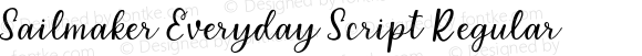 Sailmaker Everyday Script Regular