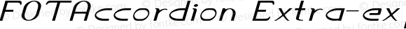 FOTAccordion Extra-expanded Italic