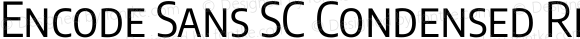 Encode Sans SC Condensed Regular