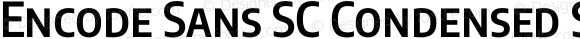 Encode Sans SC Condensed SemiBold