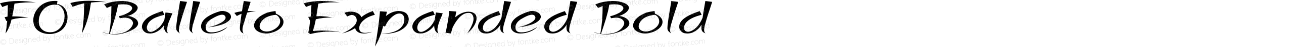 FOTBalleto-ExpandedBold