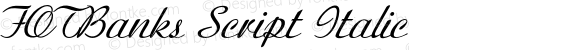 FOTBanksScript-Italic