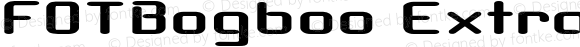 FOTBogboo Extra-expanded Bold