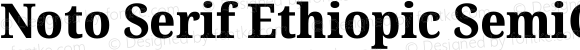 Noto Serif Ethiopic SemiCondensed ExtraBold