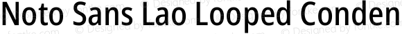 Noto Sans Lao Looped Condensed Medium