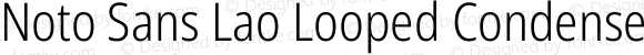 Noto Sans Lao Looped Condensed Light