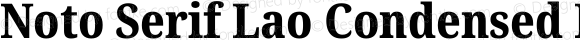 Noto Serif Lao Condensed ExtraBold