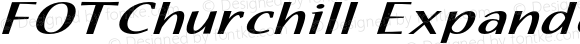 FOTChurchill Expanded Bold Italic