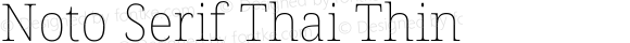 Noto Serif Thai Thin