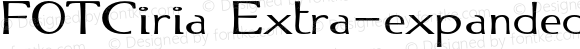 FOTCiria-ExtraexpandedBold