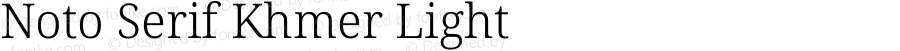 Noto Serif Khmer Light