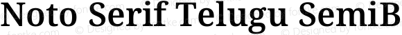 Noto Serif Telugu SemiBold