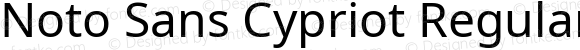 Noto Sans Cypriot Regular