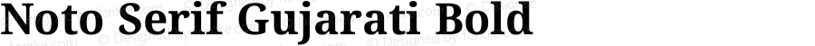 Noto Serif Gujarati Bold