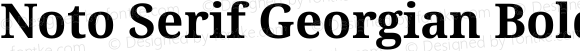 Noto Serif Georgian Bold