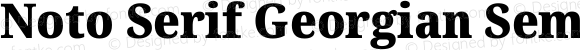 Noto Serif Georgian SemiCondensed Black